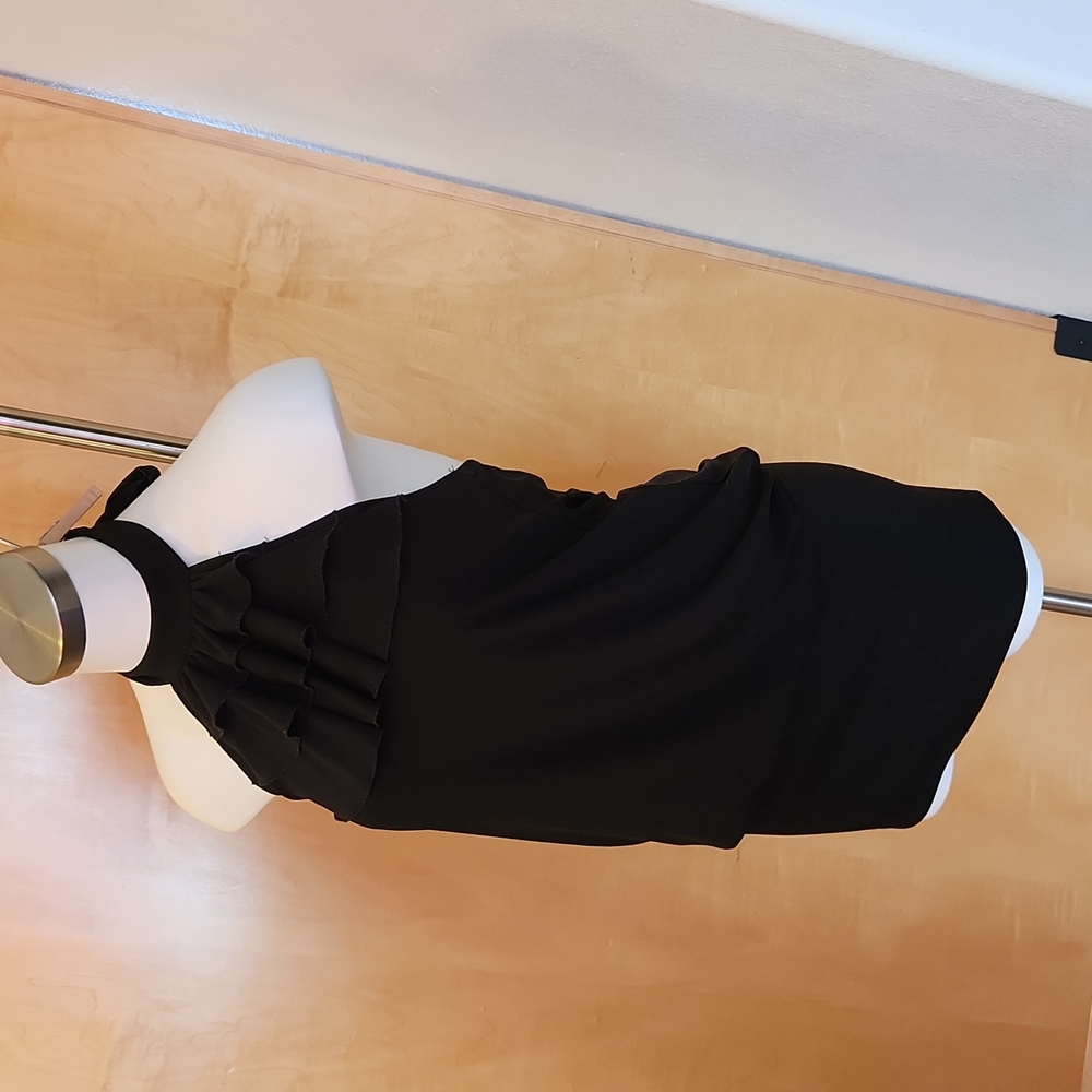 Black halter dress size m